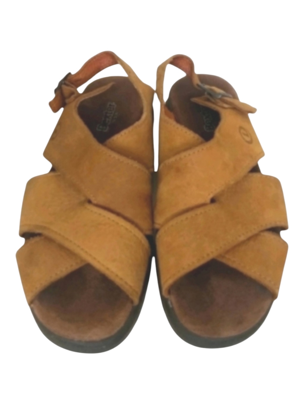 Dexter Sandals 7.5 Criss Cross Tan